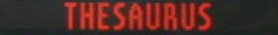 THESAURUS
